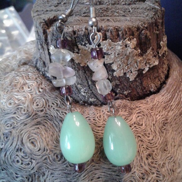 Handmade Bead Earrings - Picture 1 of 3